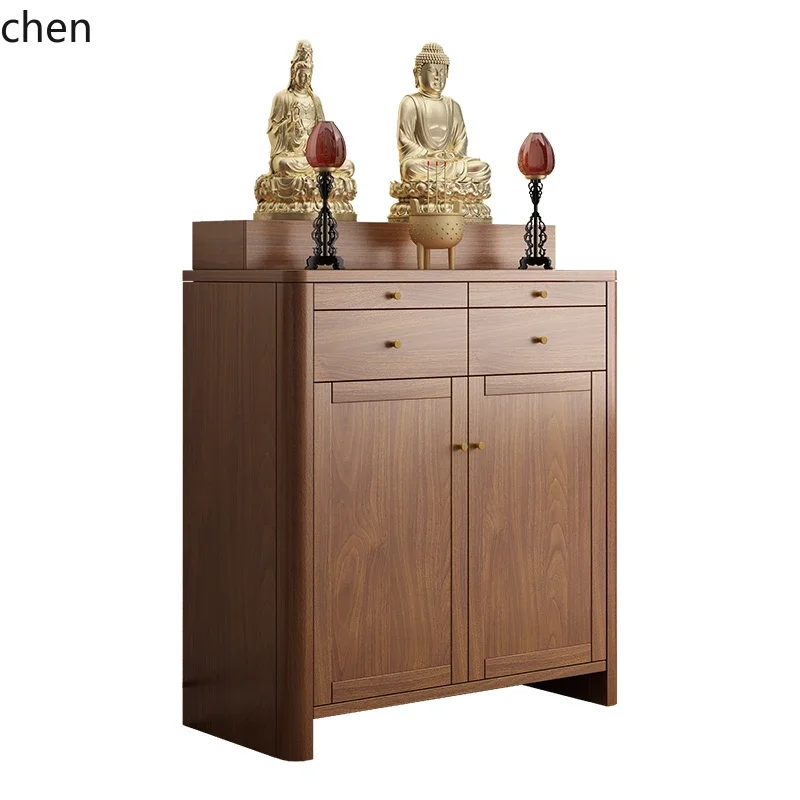mid-ancient style solid wood offering table, Shentai incense offering table, offering table, Shentai cabinet