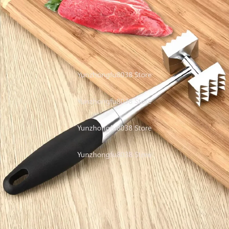 Beef Hammer Steak Pound Meat Tender Hammer Kitchen Tools Double Sided Zinc Alloy Meat Tender Hammer