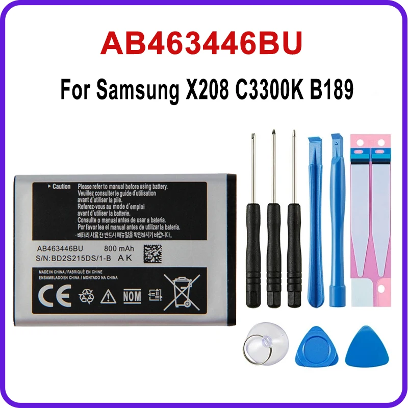 Bateria AB463446BU, do Samsung X208 C3300K bkingston B309, GT-C3520, E1228,, E339,, AB463446BE, zamiennik baterii telefonu