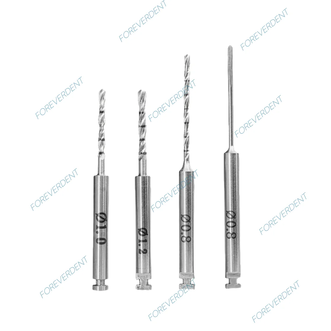 الأسنان 0.8/1.0/1.2 مللي متر GBR الطيار الحفر مسار متقدم التدريبات خيمة مسامير صغيرة مايكرو المسمار 0.8 الحفر القشرية #3