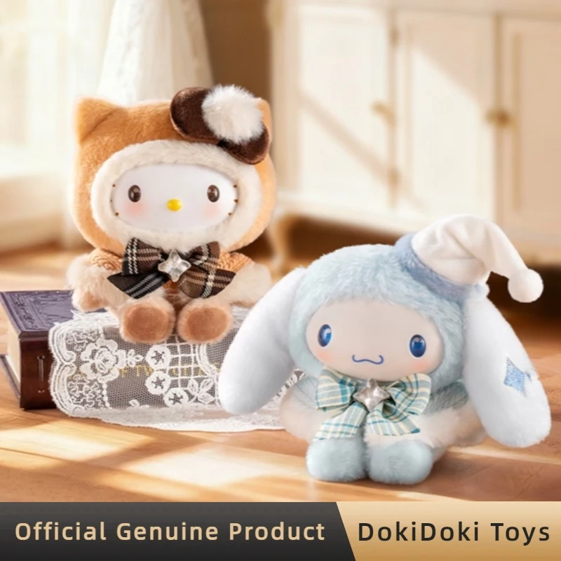 

Genuine Sanrio Fluffy Style Series Vinyl Plush Blind Box Kawaii Bag Pendant Figure Doll Mystery Box Ornament Toys Gift For Girls