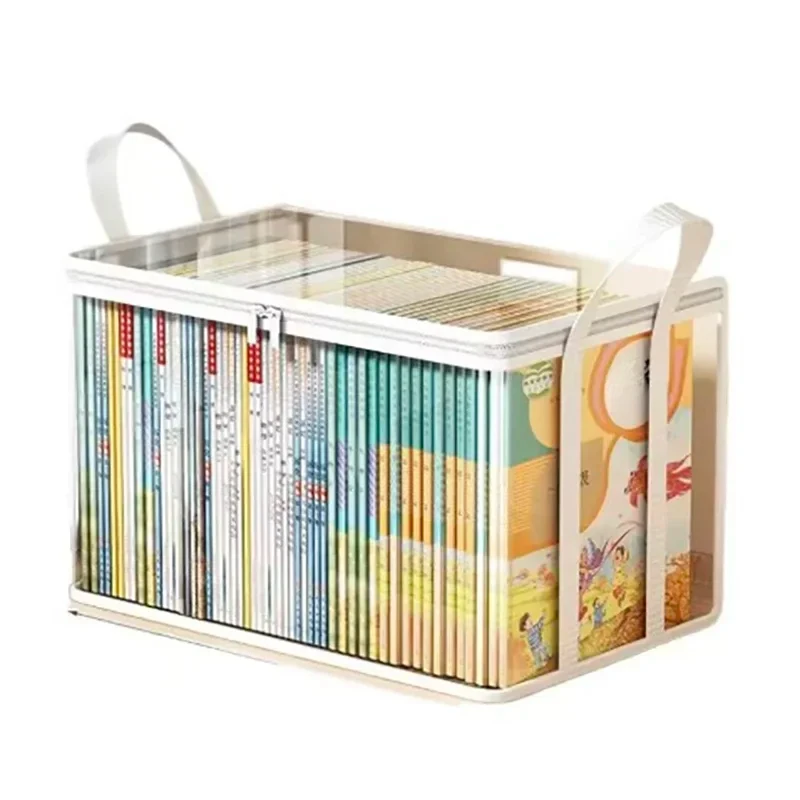 Transparente PVC-Aufbewahrungsbox mit Klappdeckel und Sichtfenster, Multifunktionaler Organizer für Spielzeug, Bastelbedarf und Zubehör, Langlebiger Geschenkbehälter – Detail 3