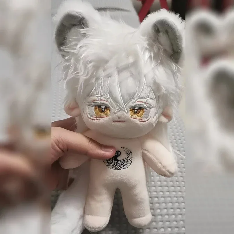 TOUKEN RANBU Tsurumaru Kuninaga 20cm Boneca de Algodão Bonito Menino Pelúcia Vestir Fantoche Presente de Natal Animação Presente para Crianças Adultos