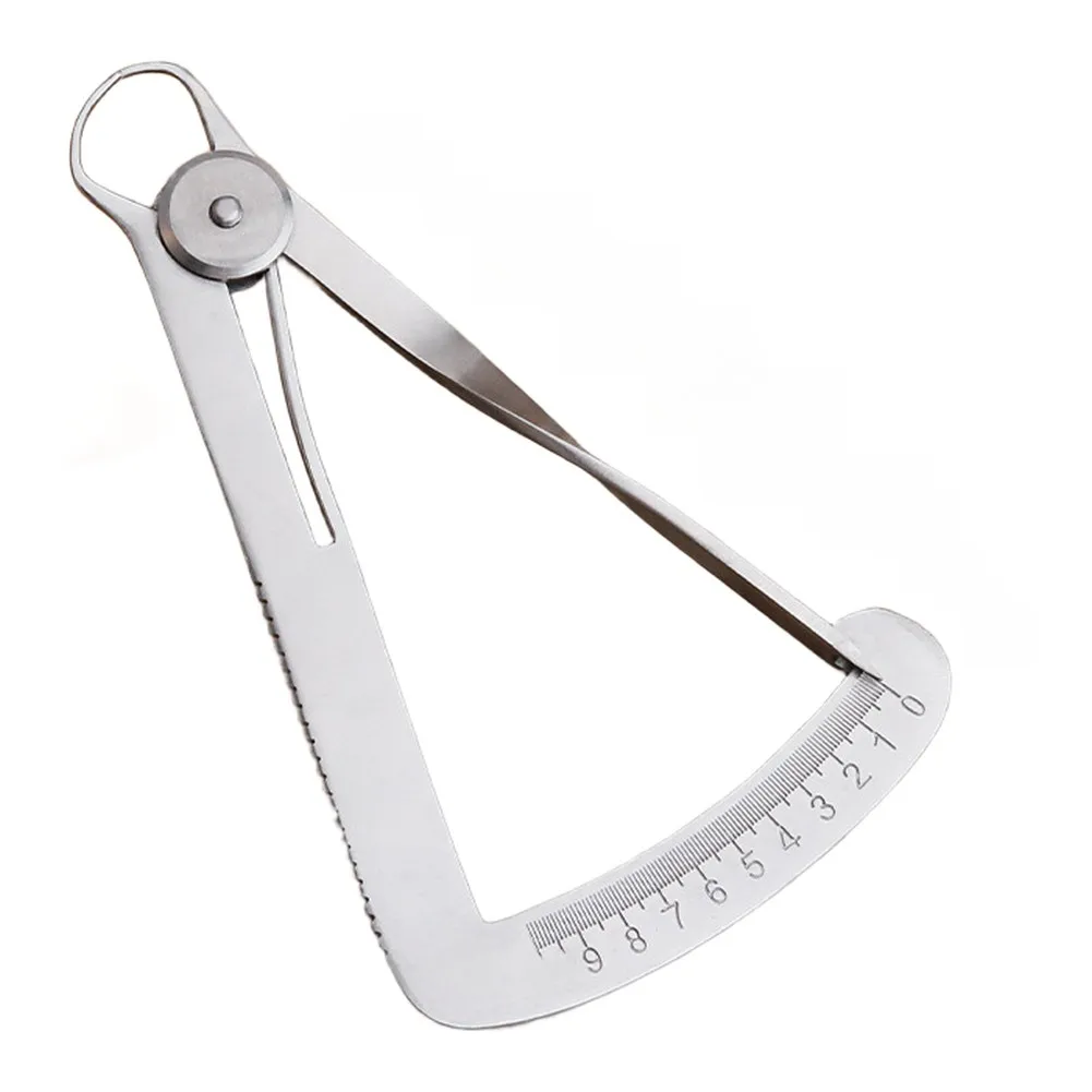 Stainless Steel Jewelry Caliper Set Inner Type 0-10mm with Engraved Scale for Reliable Thickness Readings 2 Pack