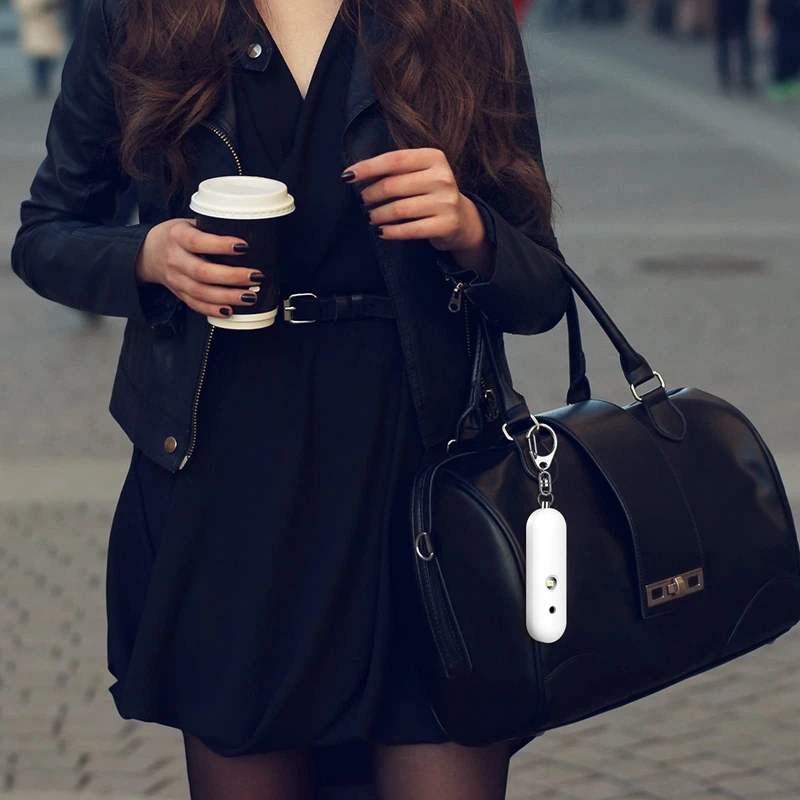 Safe Sound Personal Alarm, 130DB Security Alarm Keychain, Dual Speakers, Emergency Alarm With LED Light, For Kids, Women