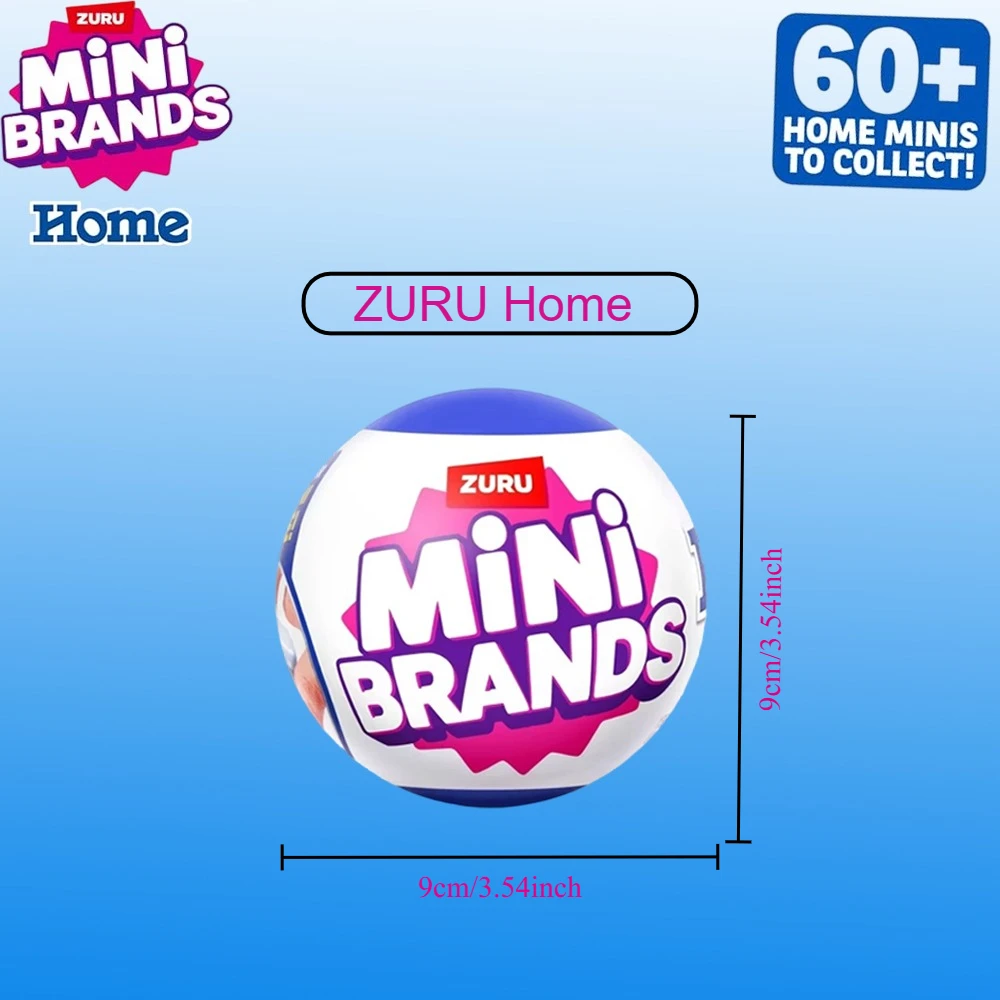 Zuru Mini marques jouets 5 Surprise Mini marques jouet jouets miniatures mystère boîte aveugle Original maison thème objets de collection Mini maison
