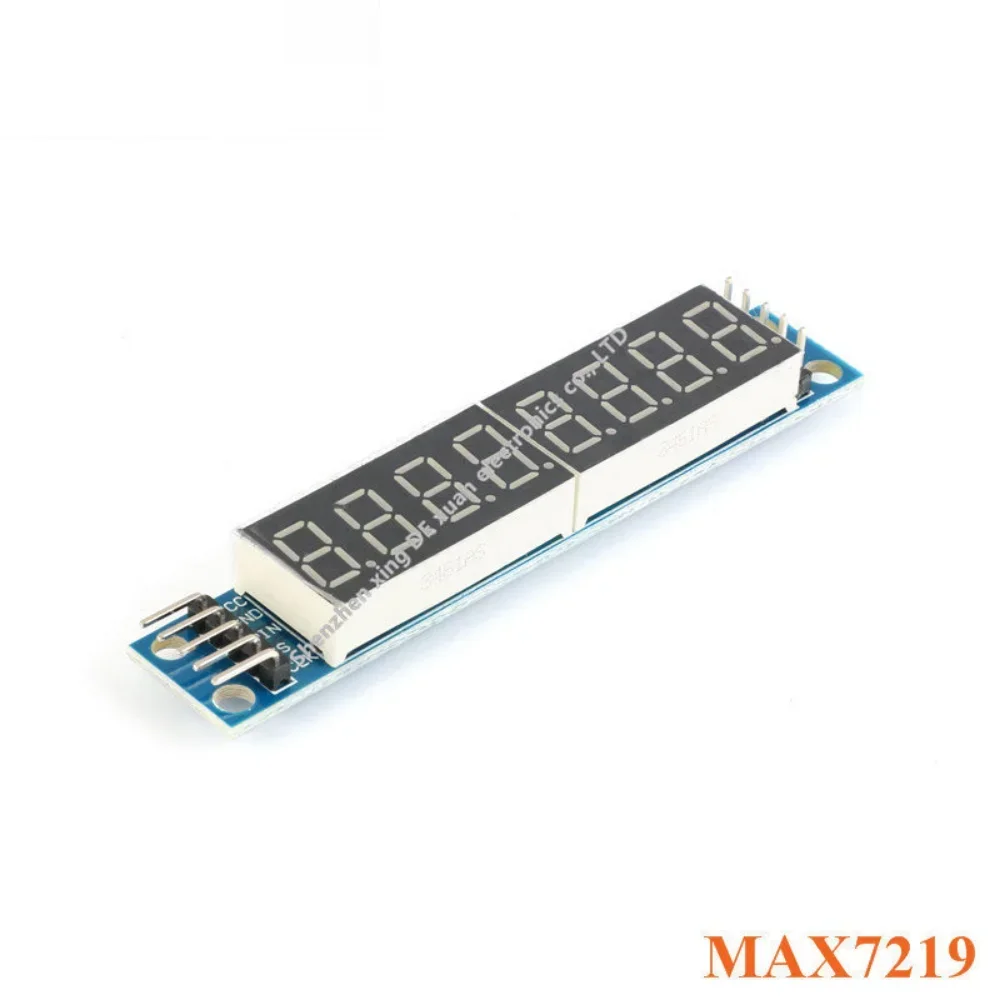 1 Uds MAX7219 Módulo de Control de pantalla de tubo Digital Led de 8 dígitos para Arduino 3,3 V 5V microcontrolador controlador serie 7 segmentos