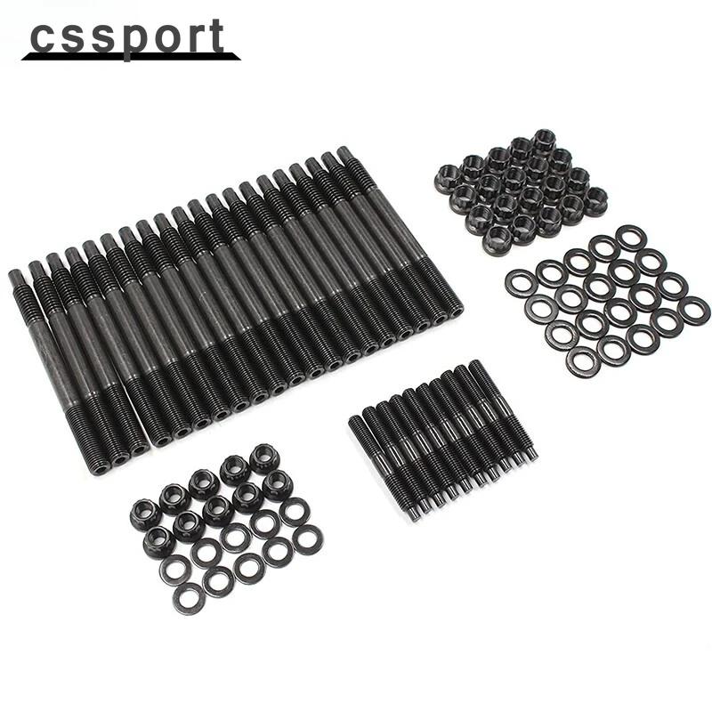 

Комплект болтов шпилек головки для Chevy GM 4.8L 5.3L 5.7L 2004-2020 гг. 6,0L 6,2L 7,0L