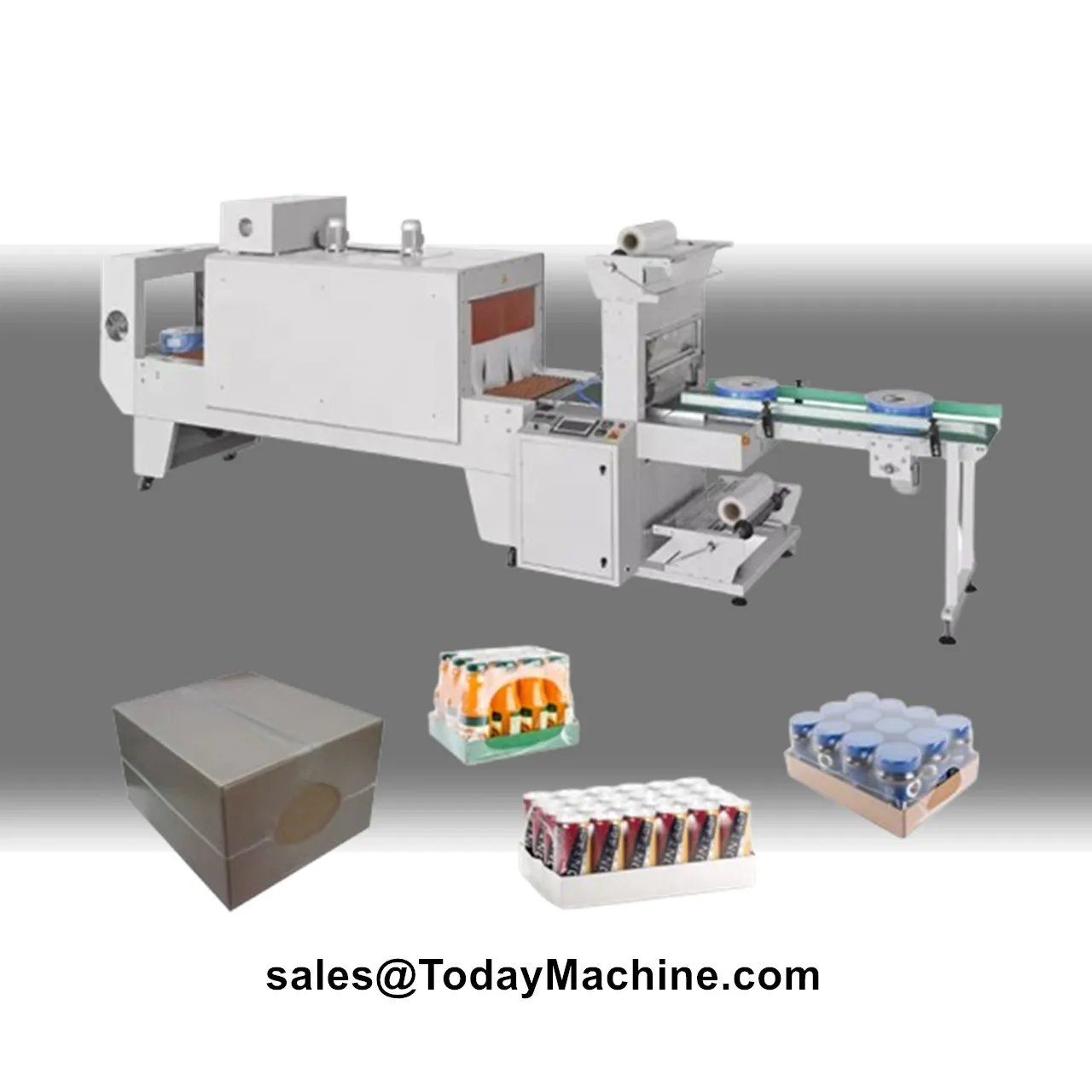 Semi Automatic Sleeve Bottle Shrink Wrapping Machine for Water and Beverage Bottles