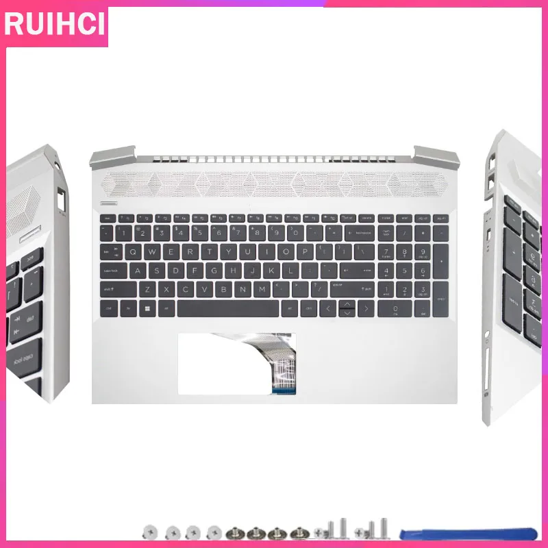 

Новый чехол для клавиатуры ZHAN 99 G2 G3 США, упор для рук, верхняя крышка с клавиатурой, замена TPN-Q229 M12026-001