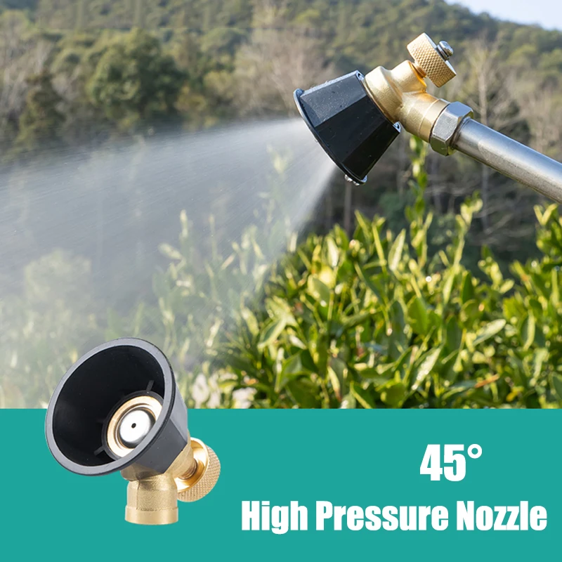 

1/4" Orchard Nozzle Pesticide Spraying Replacement Backpack Nozzles Black Garden Sprayer+Steel Sheet Watering Plants and Lawn