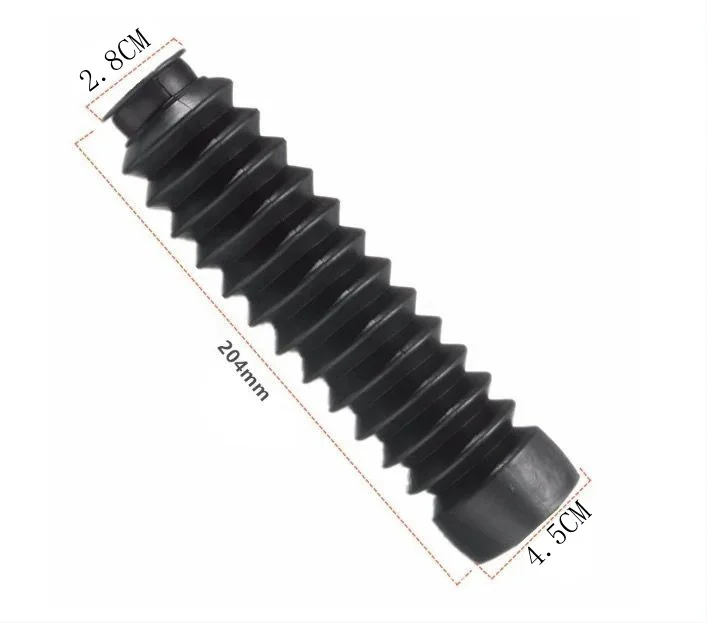 2PCS Universal Motorcycle Rubber Front Fork Dust Cover Gaiters Gators Boots For CG125 CG150 Front Shock Absorber Dust Cover