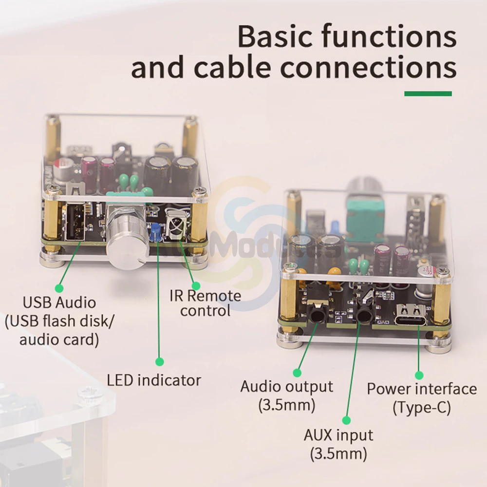 LA01 bezstratna gorączka HIFI 5.2 Bluetooth U płyta dekodująca dysk odtwarzacz odbiornik audio stara płyta wzmacniacza audio interfejs typu C