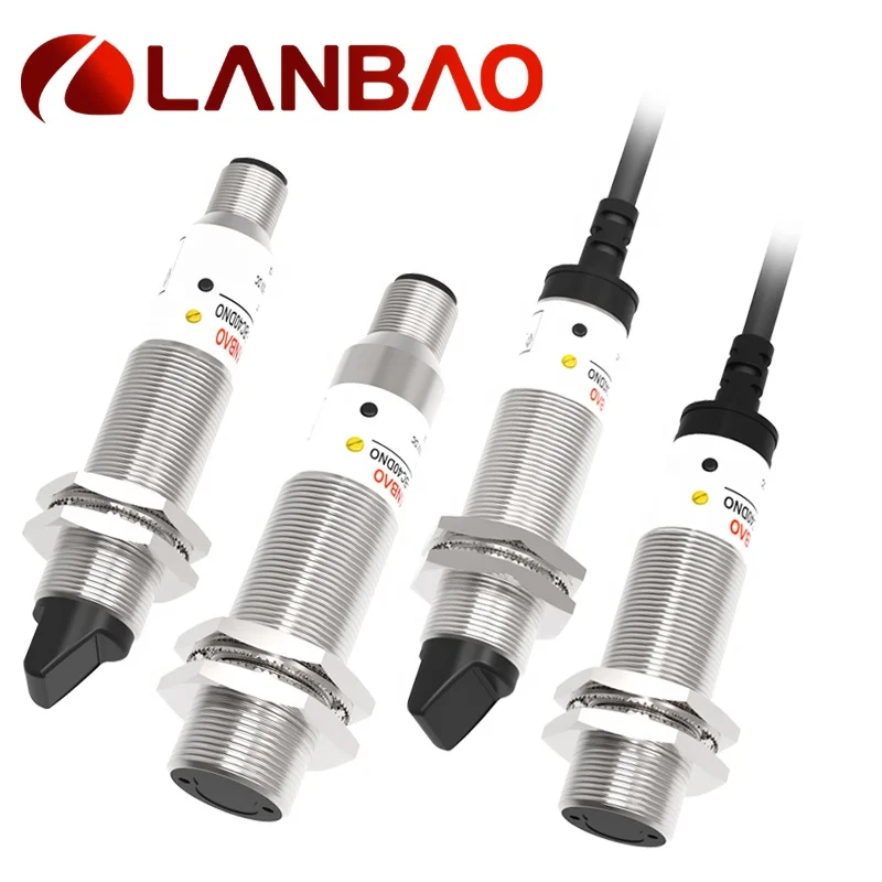 The price is for five itemsLANBAO Metal NPN PNP NO NC 3 Wires 4 Wires DC M18 24V Optical Photoelectric Sensor