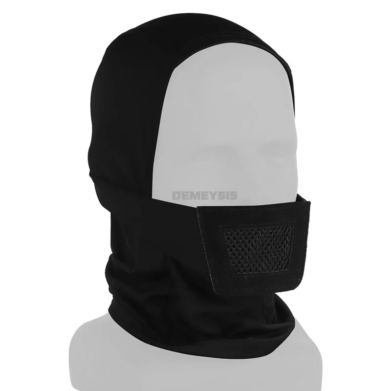 Airsoft balaclava chapelaria elástica tático paintball máscaras de proteção facial completa capacete forro boné para caça ciclismo esportes