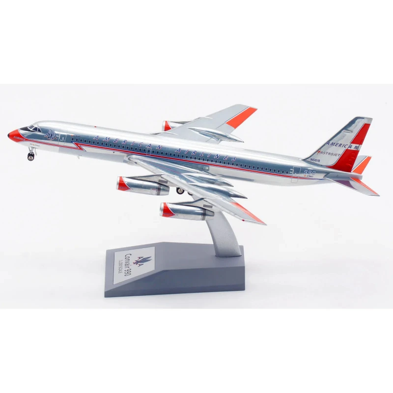 1:200 Diecast Alloy Plane INFLIGHT AMERICAN Airline CONVAIR CV-990 Aircraft Jet Model N5618 Collection Display Gifts Fans