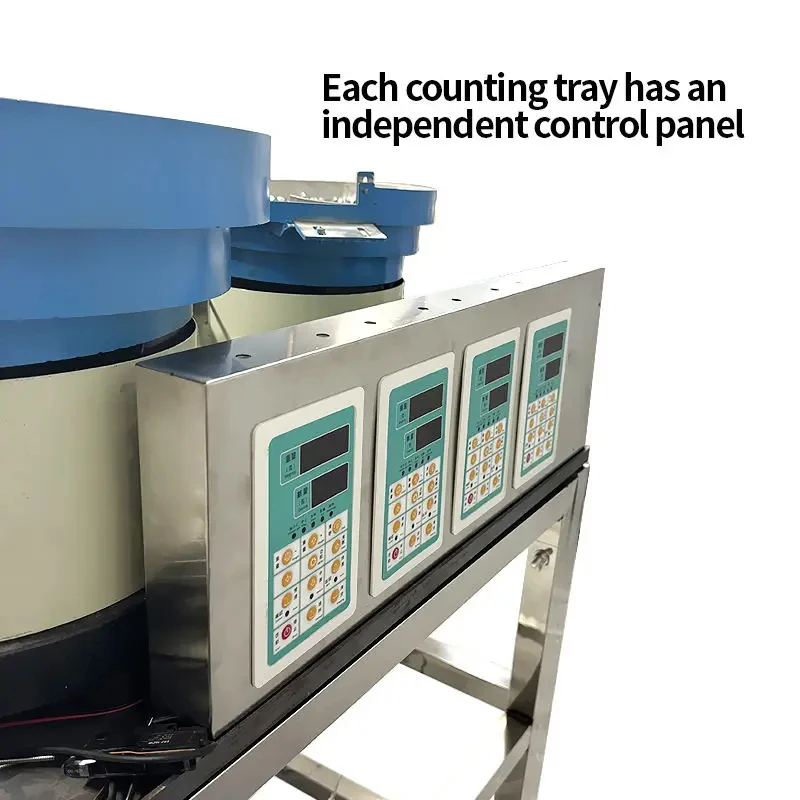 Fully Automatic Bolt Nuts Nails Fasteners Screw Counting with Vibrating Plate Plastic Bag Packaging