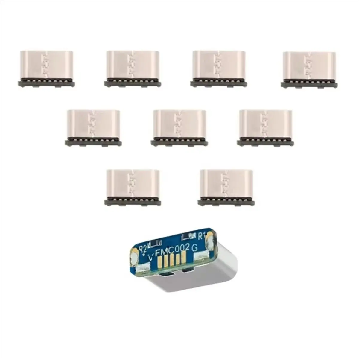 RECOMENDAR】10Pcs USB Connector Type C Female Jack 5Pin SMD SMT Type-C Socket Charging Port Type-C Female Socket Connector - view 3