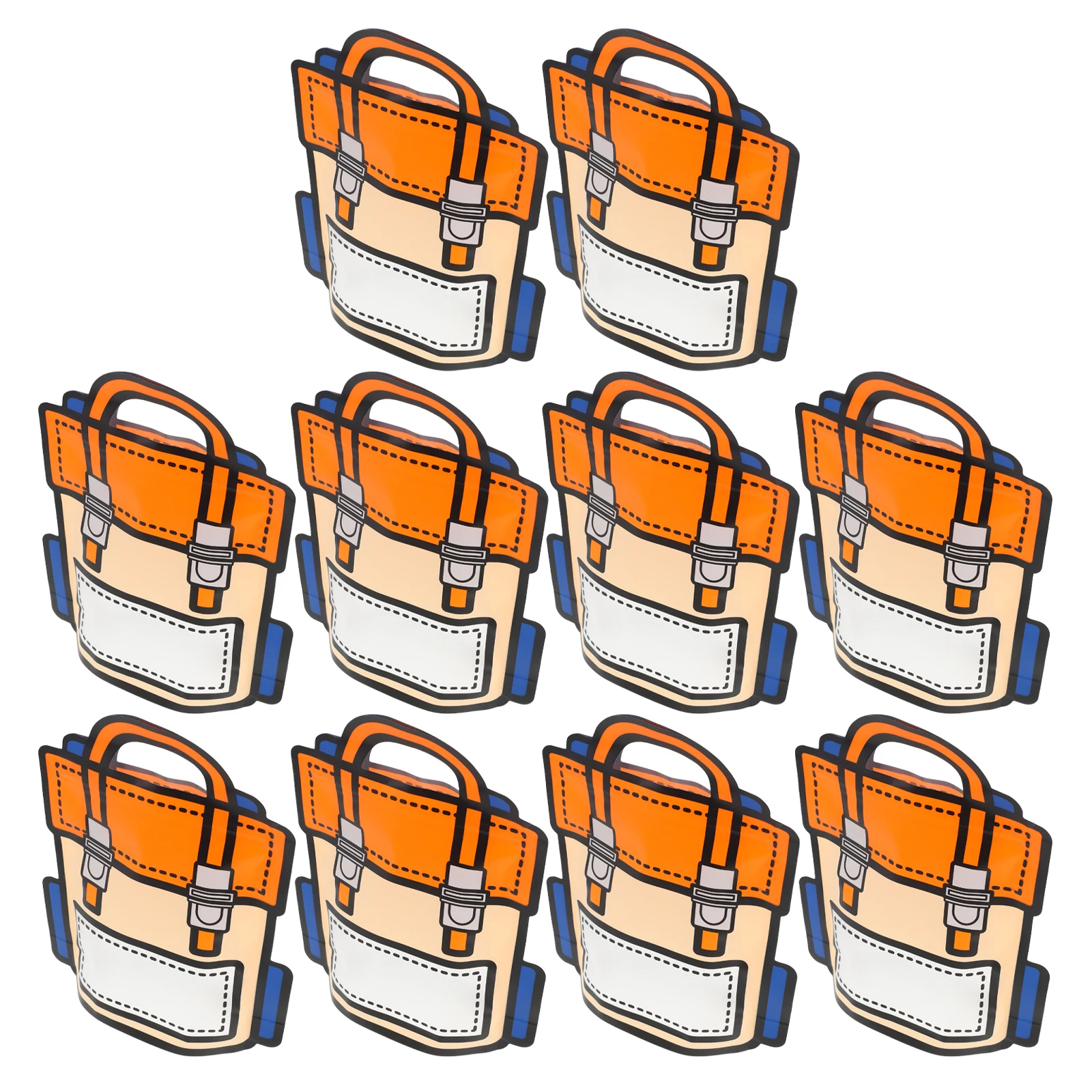 

10 Pcs Gift Wrapping Bag Kids Party Bags Wedding Stand-up for Birthday Goodies Cute Pe Reusable Favor Child