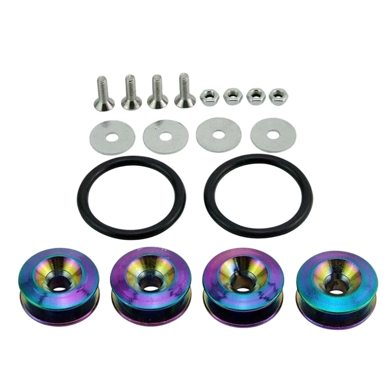 Universal Fit Finish Bumper Quick Release Front Rear Bumper Fastener For Car Bumper Trunk Fender Hatch Lid Colorful