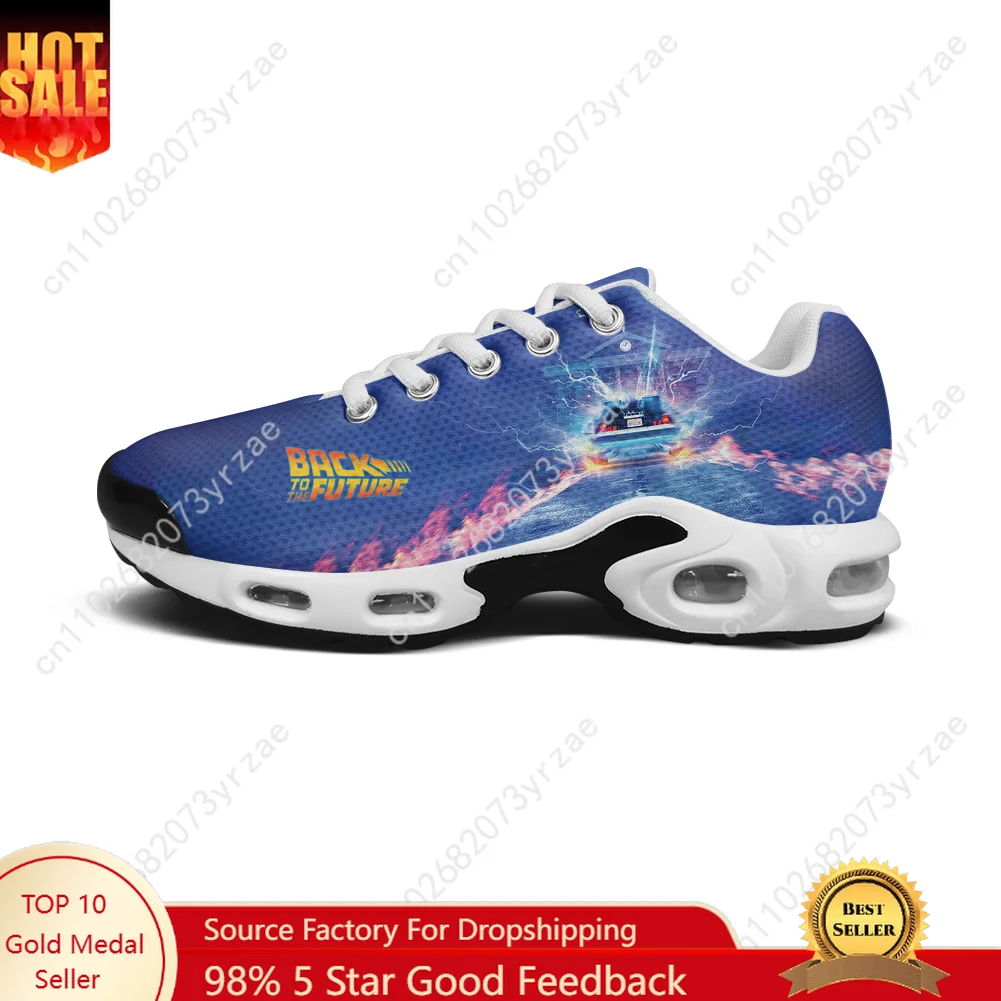 

Back to the Future Lightweight Sports Shoe Tailor-Made Air Cushion Personalized Sneakers Mens Womens Teenager Custom Made Shoes