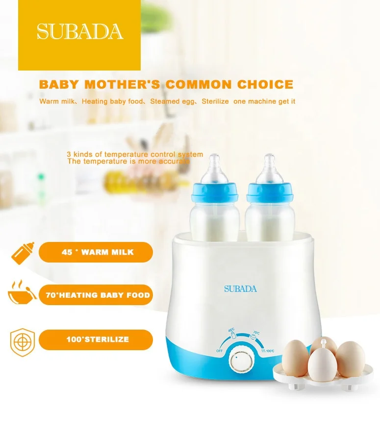 Wholesale Double Bottles Baby Milk Warmer Mulit-function Heat Food Sterilizer Dryer For Baby Feeding Machine