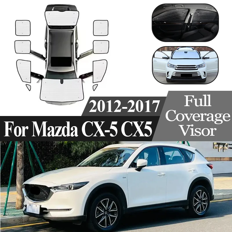 

Auto Visor For Mazda CX-5 CX5 KE MK1 2012-2016 2017 Anti-UV Full Coverage Sunshade Car Window Sunshade Cover Protection Board