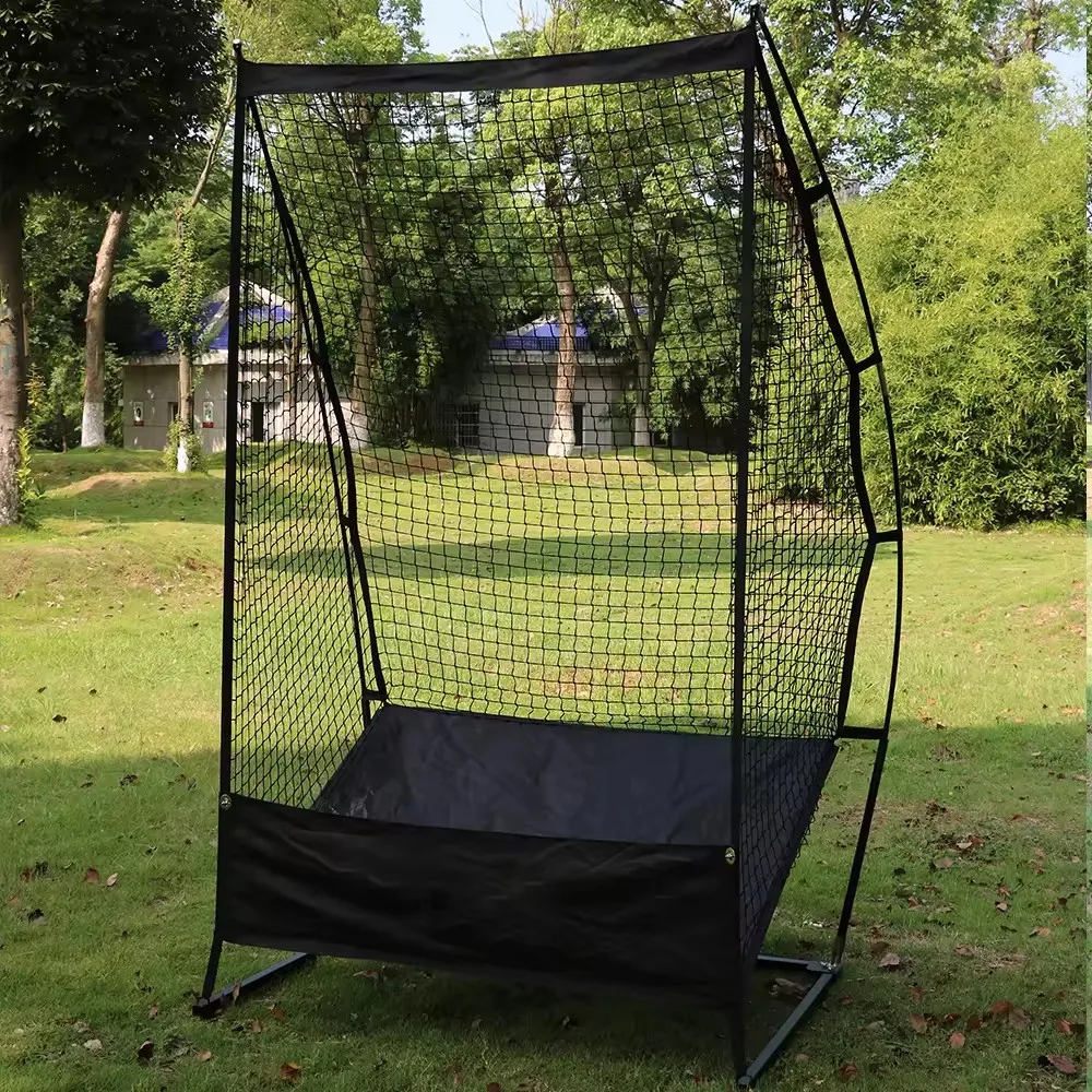 ขายโรงงานฟุตบอลแบบพกพาเบสบอลและซอฟท์บอลแม่นกรงฟุตบอลเป้าหมายสุทธิอุปกรณ์การฝึกอบรม