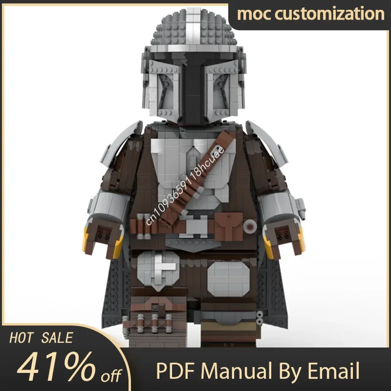 

Moc Star Battle Мандалорец Мега Фигурка Шлем Модель Строительные Блоки Кирпичи Diy Творческая Сборка Развивающие Игрушки Подарки Для Детей