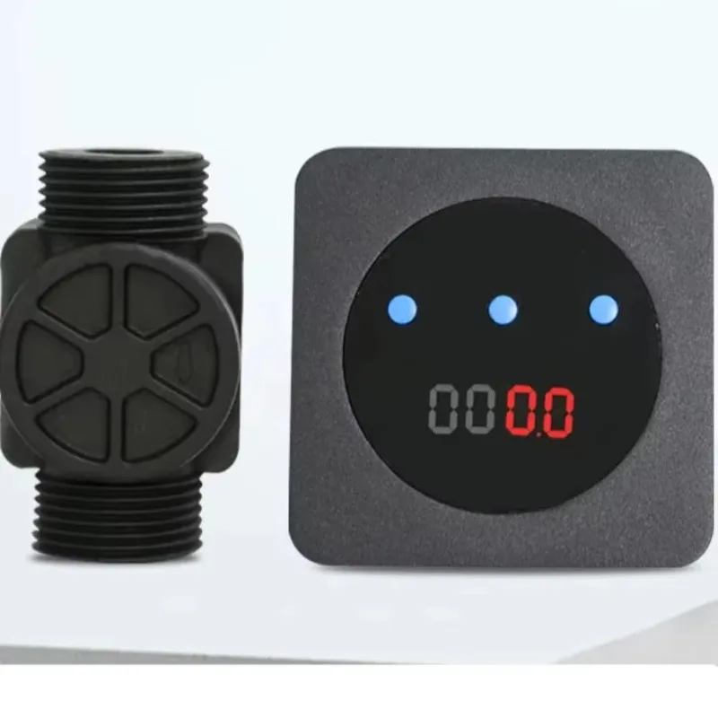 2026 Black 5V Input Fluid Flow Detection And Monitoring Water Pressure Sensor Medical Water Level Flow Sensor With Led Screen