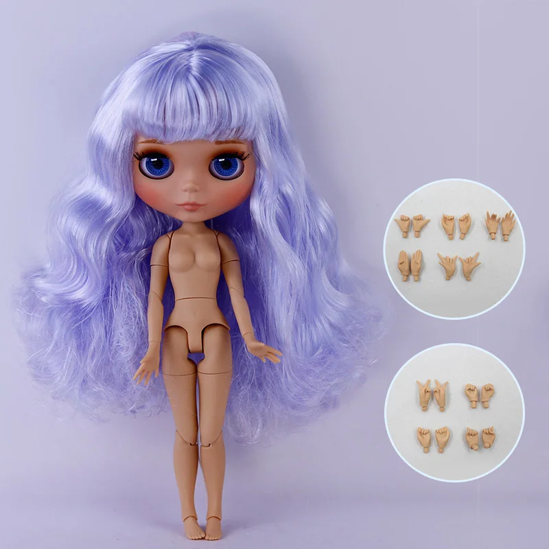 ICY DBS Blyth Puppe, hellbraune Haut, mattes Gesicht mit Augenbrauen, Sonderpreis, 1/6 BJD JOINT Body Neo, Weihnachtsgeschenk, Anime
