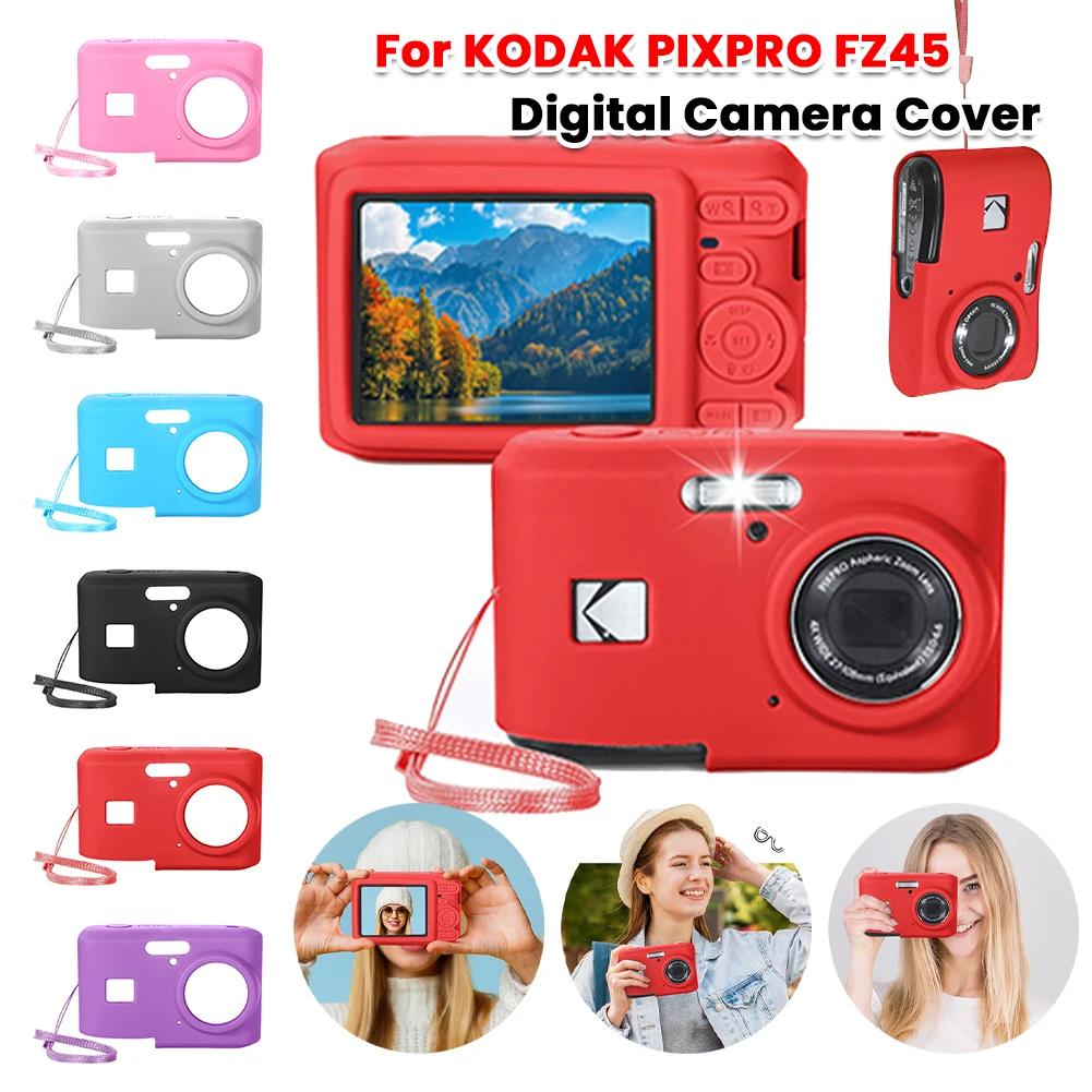 Funda para cámara Digital KODAK PIXPRO FZ45, resistente al desgaste, ajustada, funda para el cuerpo de la cámara, funda protectora para cámara de viaje al aire libre