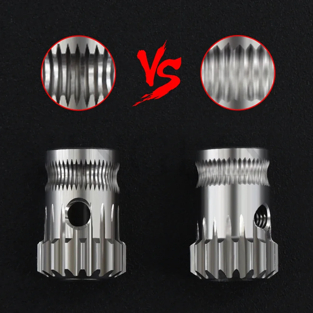 Upgrade Dual-Drive-Getriebe-Extruder-Kit aus gehärtetem Stahl, vernickelt, für Prusa 3D-Drucker MK2/MK2.5/MK3/S Extruder 3D-Druckerteile – Detail 6