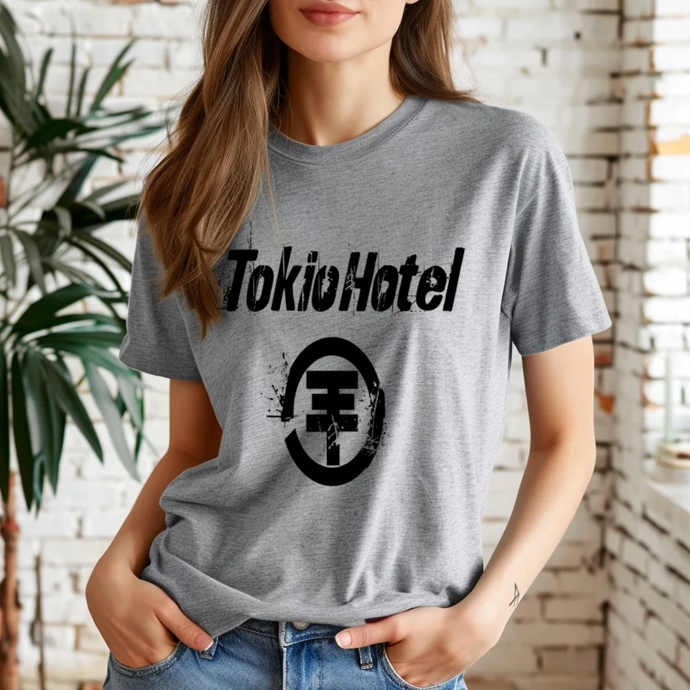 Tokio Hotel top women Japanese top female graphic anime funny clothing