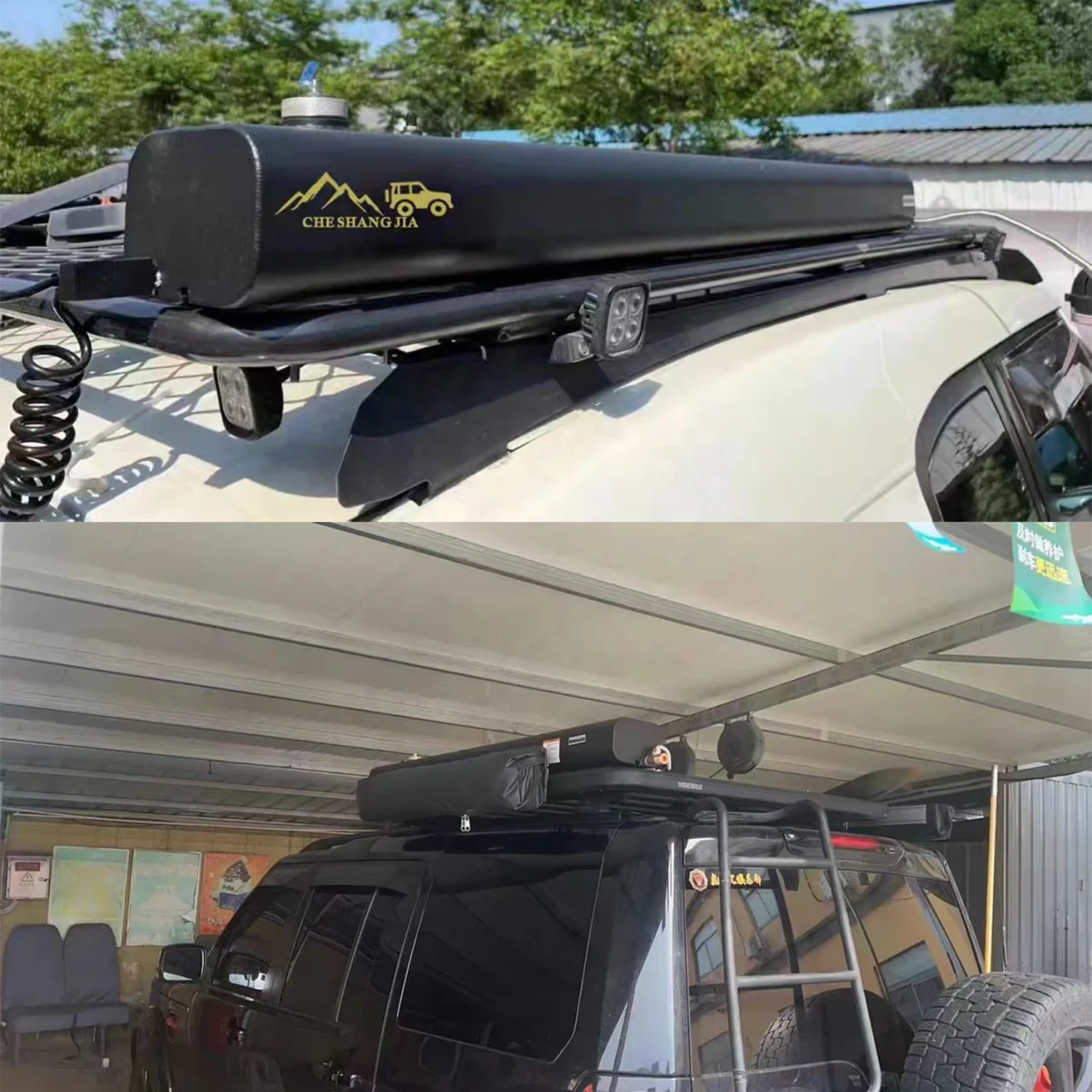 30L roof rack water tank for off road vehicles outdoor auto parts