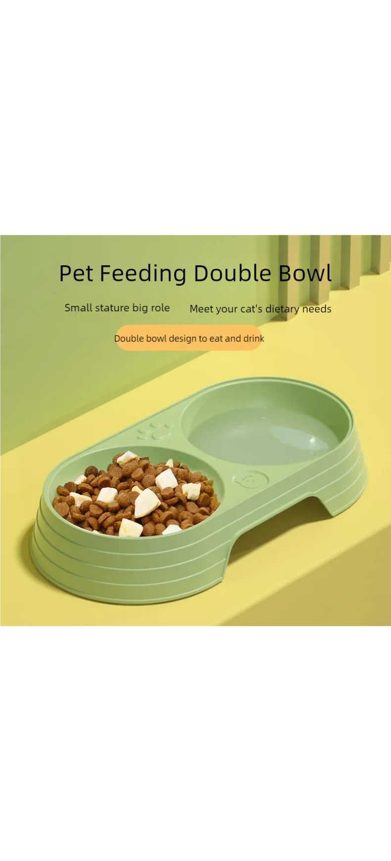 Feeding basin for dogs