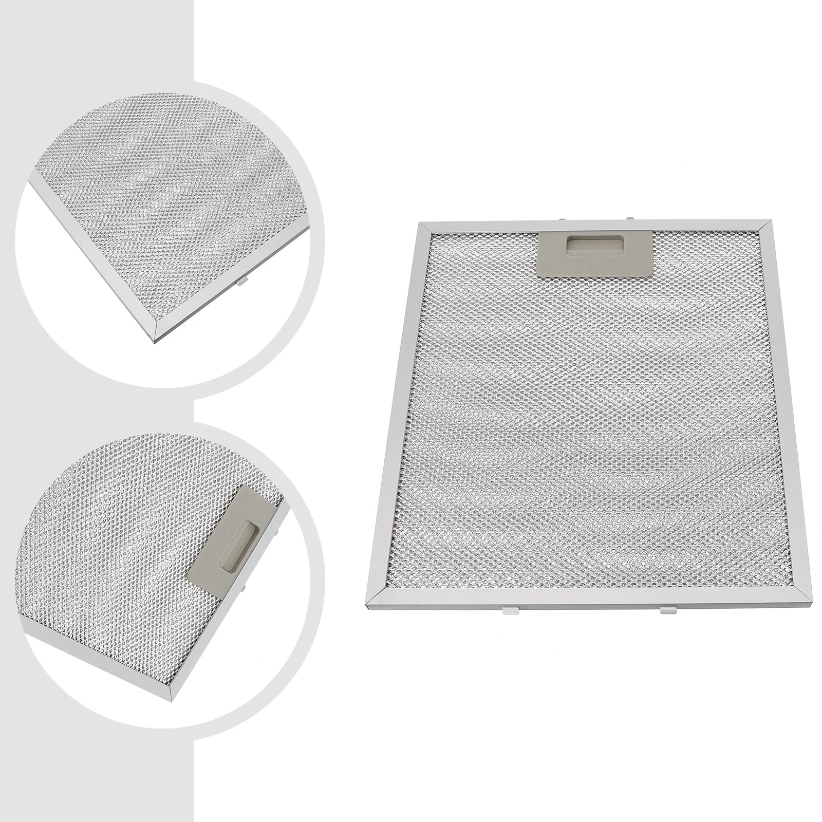 Stainless Steel Mesh Filter  Silver Cooker Hood Filters 305 x 267 x 9mm  Improved Air Quality  Long lasting Performance