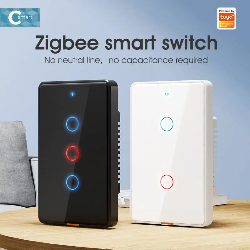 

Умный сенсорный экран Tuya Zigbee, настенная панель управления голосом и управлением через приложение, требуется концентратор