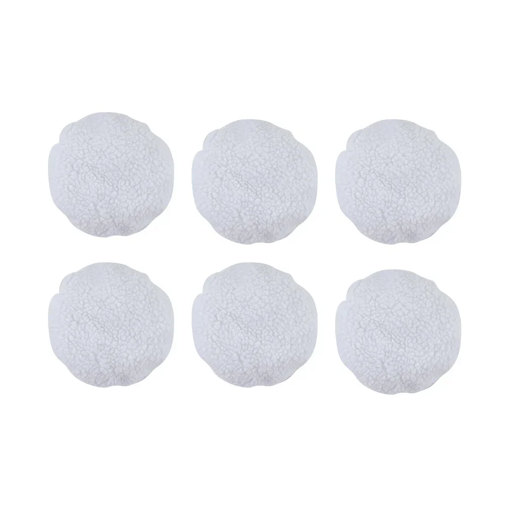 Universal Polishing Pad Car Polisher Soft Wool White 240mm Bonnet Buffer Pads For 9 Inch &10 Inch High Quality