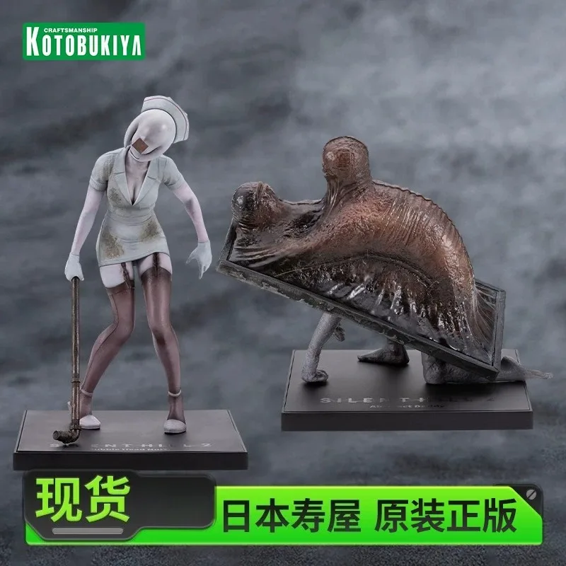Kotobukiya Japanese Figures 1/7 Silent Hill 2 Abstract Dad Bubble Head Faceless Nurse GP011/013, Decorate Models, Collect Gifts,