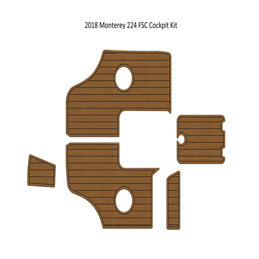 Cockpit Pad Boat EVA Foam Teak Deck Floor Mat Flooring For 2018 Monterey 224 FSC