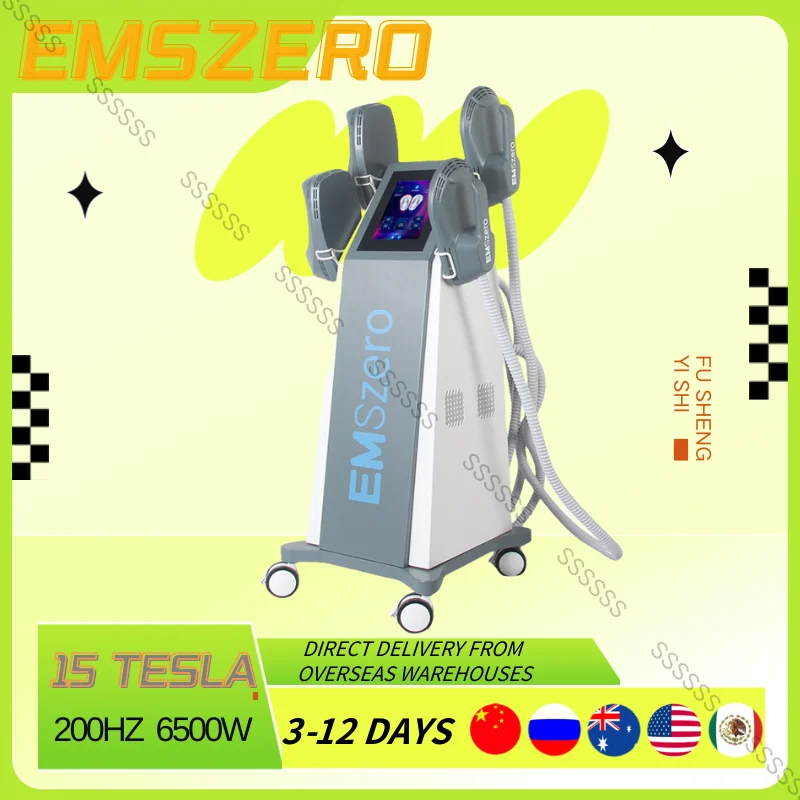 

EMSzero Neo Body Sculpting Machine Shaping 6500W 200hz EMS Radio Frequency RF Muscle Stimulator Device