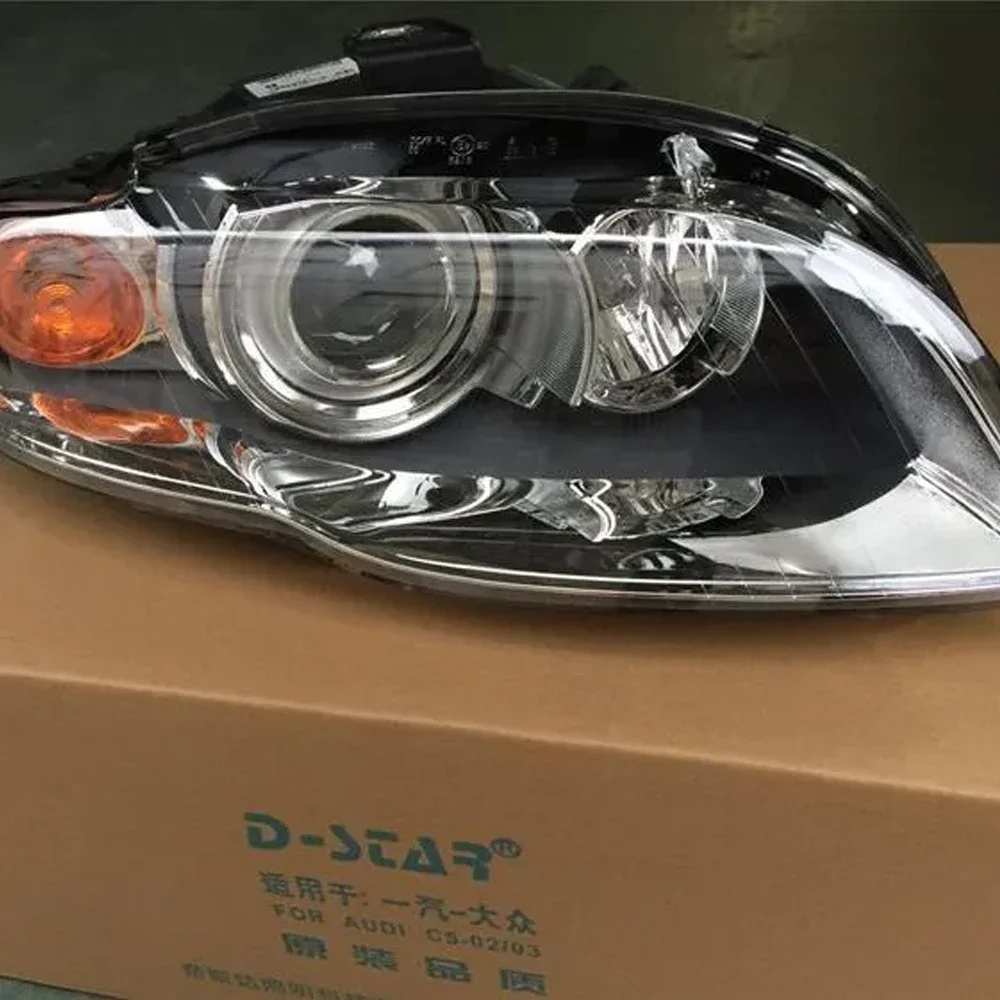 Car Headlights Assembly for Audi A4 B7 2004~2008 Fog Light Halogen Xenon Corner Side Lamp LED Accessories 2005 2006 2007