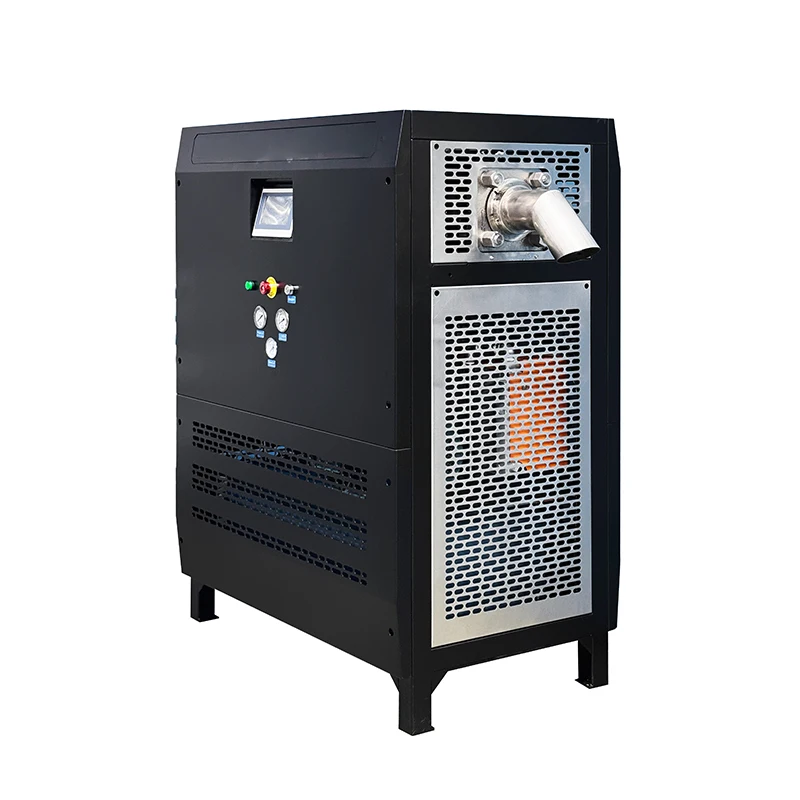 High Efficiency Dry Ice Blaster With Rotary Feeding Vibration Ice Conveying For Engine Valve Cleaning