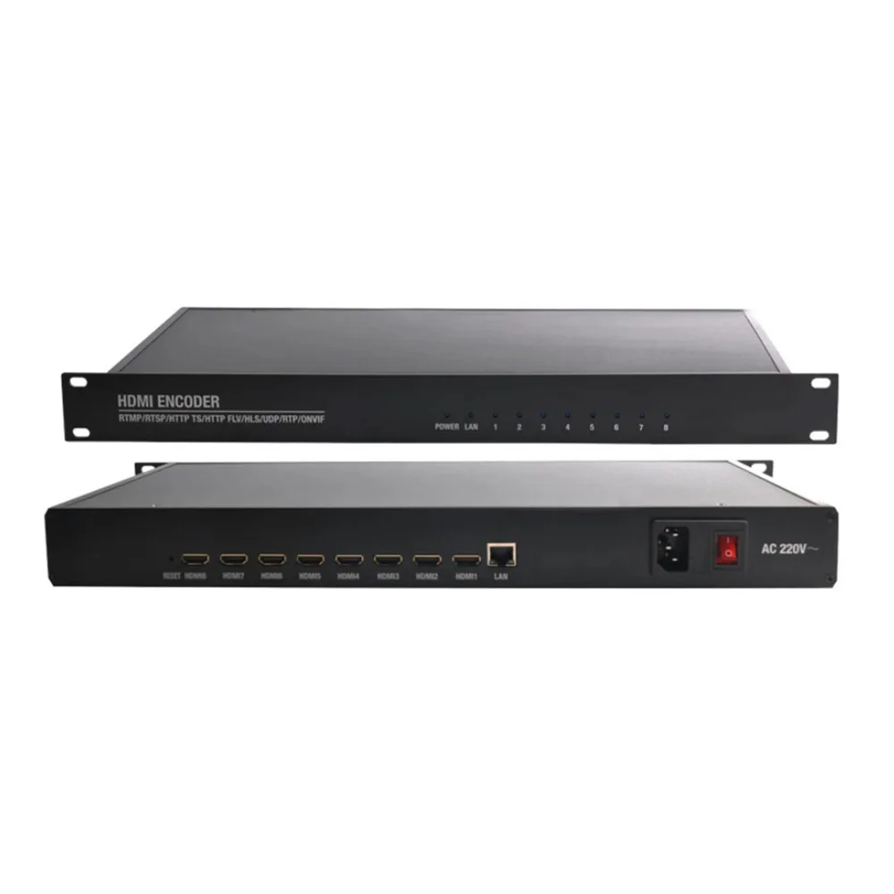 OTT Headend TV digitale Encoder HD da H264 a Ethernet Video IP Streaming live Soluzione one stop