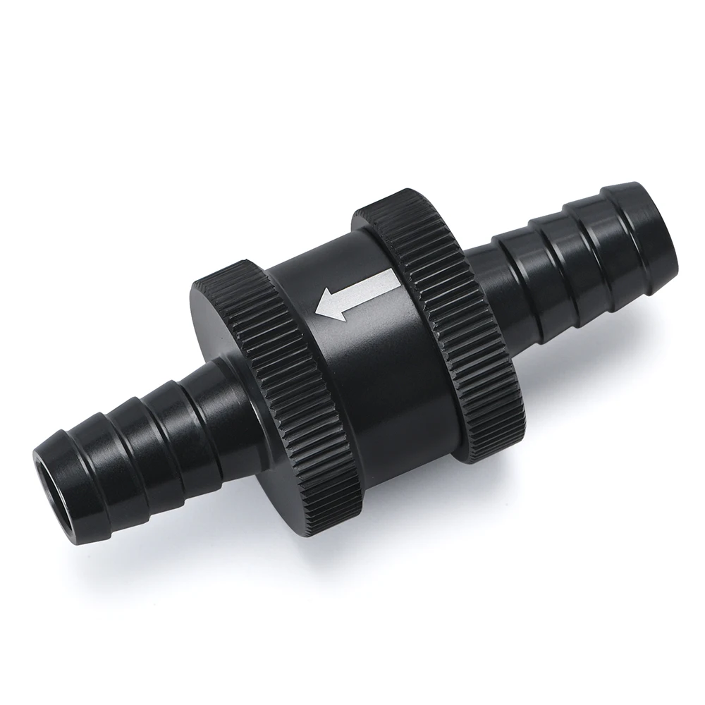 WLR - 3/8" 10mm Non Return One Way Fuel Check Valve Aluminum Alloy Petrol Diesel WLR-FCV10