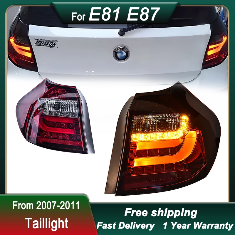 Car Tail Lights For BMW 1 series E81 E87 07-11 full LED Upgrade Brake Reverse Dynamic Turn Signal Light Tail Lamp Assembly