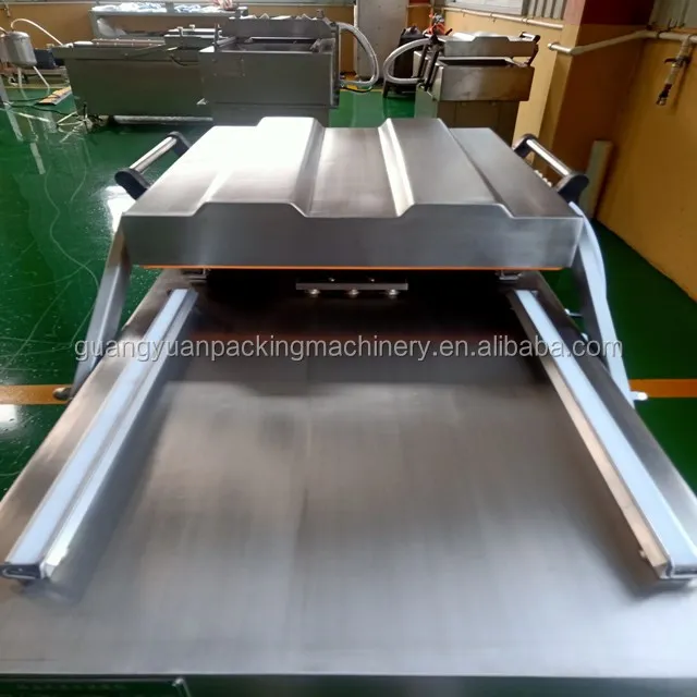 DZ-400/2S Double Chamber Gas Flush Vacuum Packing Machine Commercial Big Size Vaccuum Sealer For Food Bags Electric Plastic 450
