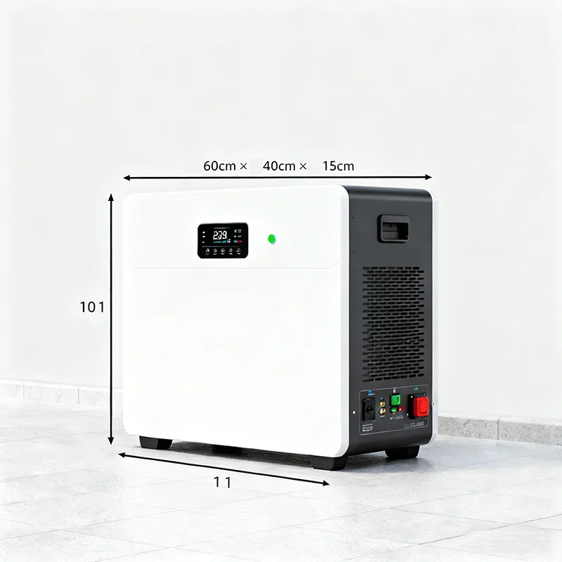 51.2V 200Ah Split All in One Home Energy Storage System 3kW 5kW Stackable Battery with LCD Screen Easy Install CAN Solar Kit