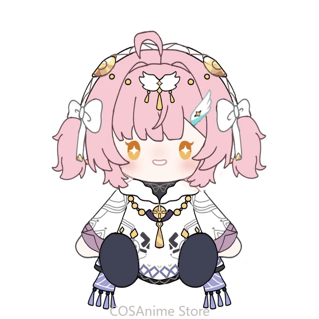 

40CM Anime Aemeath Wuthering Waves Cosplay Cartoon Dress Up Sitting Posture Body Clothes Outfit Kawaii Pillow Gift